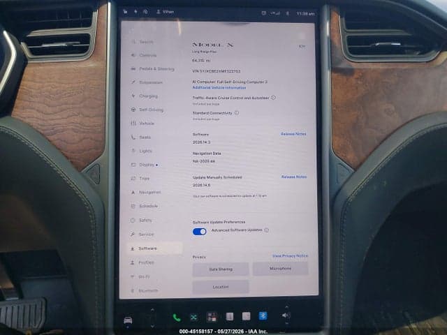 2021 TESLA MODEL X LONG RANGE DUAL MOTOR ALL-WHEEL DRIVE/LONG RANGE PLUS DUAL MOTOR ALL-WHEEL DRIVE 18