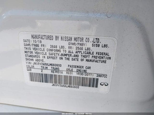 2020 INFINITI Q50 RED SPORT 400 AWD 9