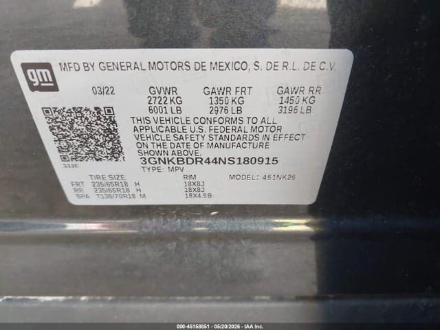 2022 CHEVROLET BLAZER FWD 3LT 9