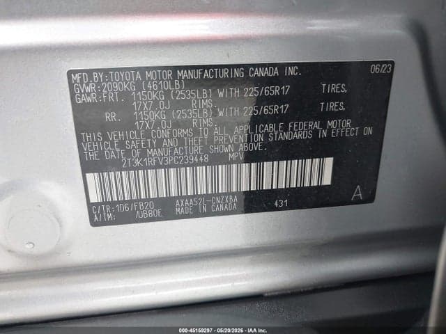 2023 TOYOTA RAV4 LE 9