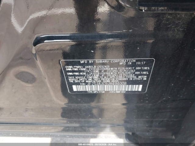 2018 SUBARU FORESTER 2.5I LIMITED 9