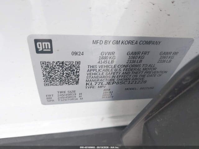 2025 CHEVROLET TRAX FWD 2RS 9