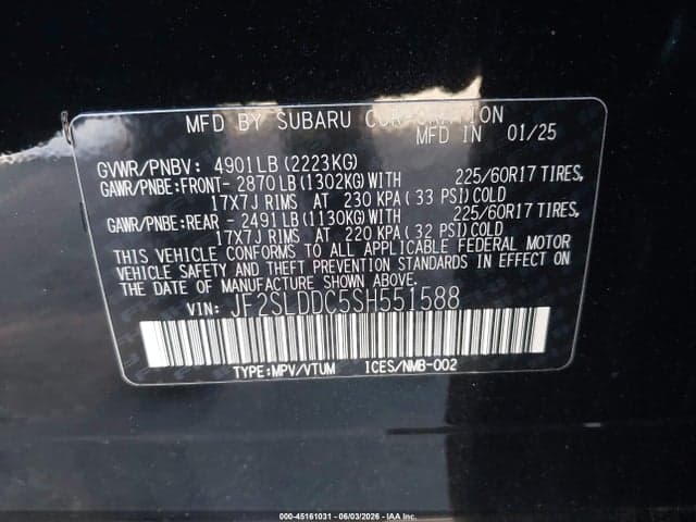 2025 SUBARU FORESTER PREMIUM 9