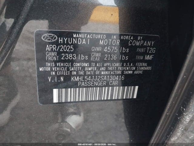 2025 HYUNDAI SONATA HYBRID LIMITED 10