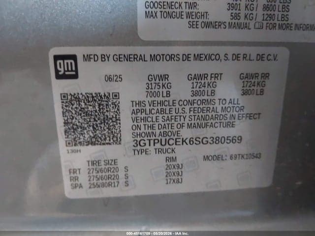 2025 GMC SIERRA 1500 9