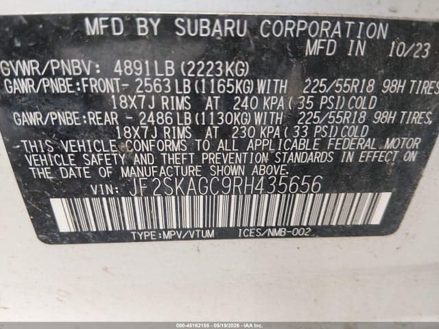 2024 SUBARU FORESTER SPORT 9