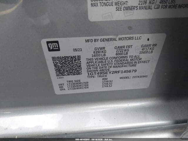 2024 GMC SIERRA 3500HD 4WD LONG BED PRO 9