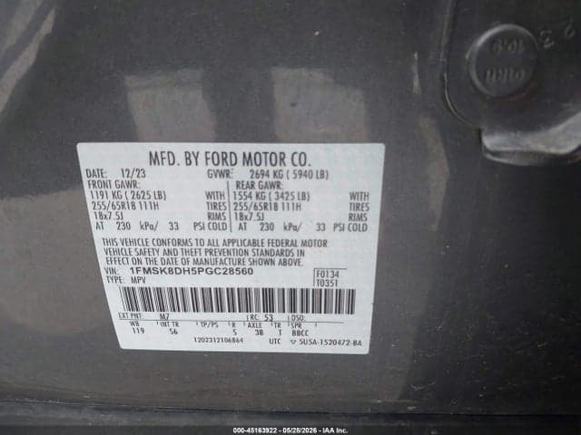 2023 FORD EXPLORER XLT 9