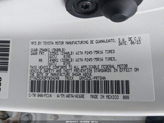 2023 TOYOTA TACOMA SR5 V6 9