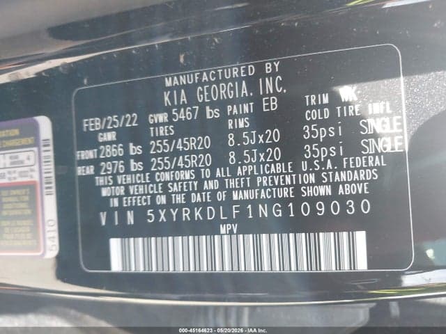 2022 KIA SORENTO X-LINE SX PRESTIGE 9