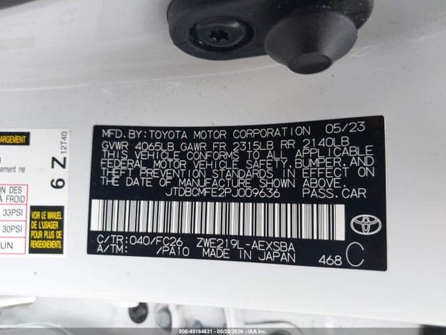 2023 TOYOTA COROLLA HYBRID SE 9