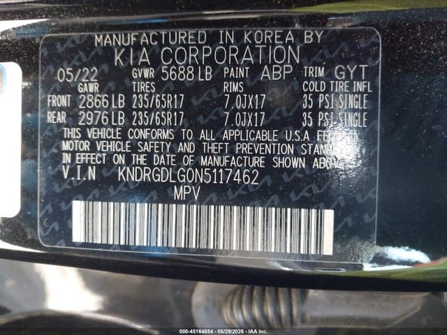2022 KIA SORENTO HYBRID S 9