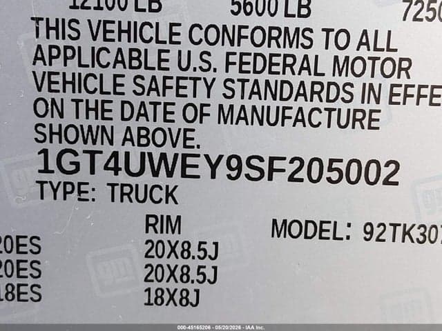 2025 GMC SIERRA 3500HD 4WD STANDARD BED DENALI 9