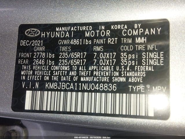 2022 HYUNDAI TUCSON HYBRID BLUE 9