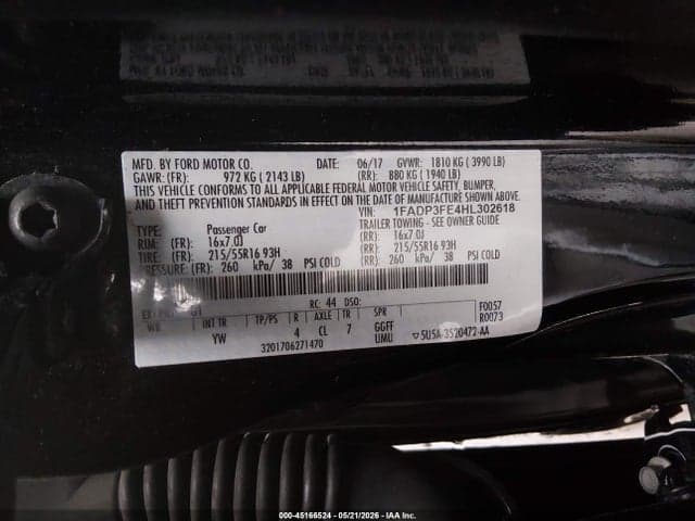 2017 FORD FOCUS SE 9