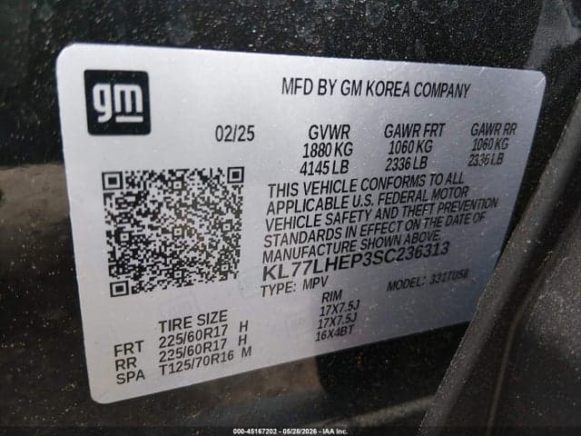 2025 CHEVROLET TRAX FWD LT 9