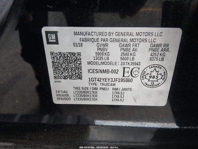 2018 GMC SIERRA 3500HD DENALI 9
