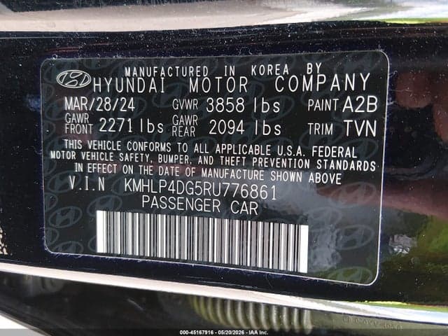 2024 HYUNDAI ELANTRA LIMITED 9