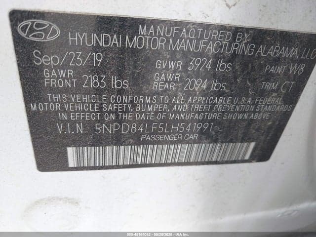 2020 HYUNDAI ELANTRA SEL 9