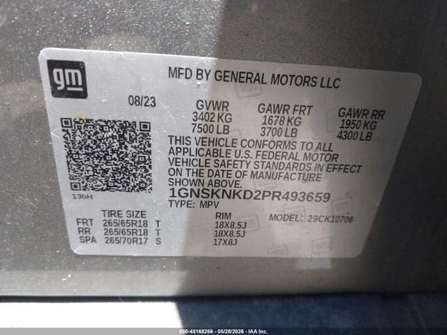 2023 CHEVROLET TAHOE 4WD LT 9