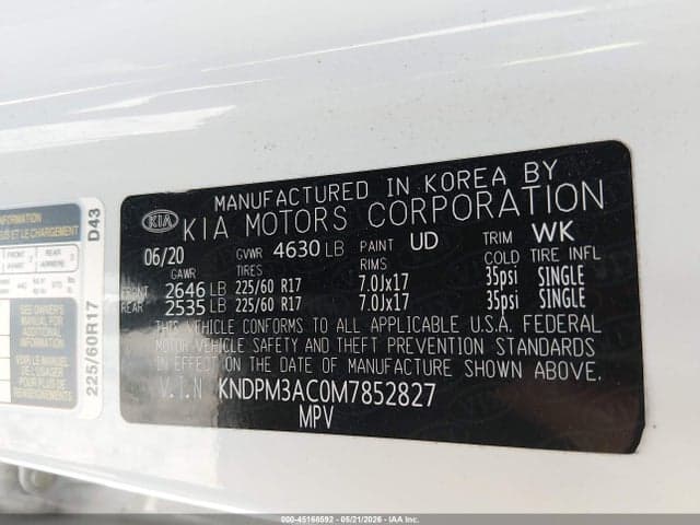2021 KIA SPORTAGE LX 9