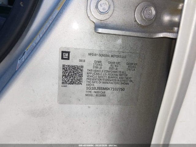 2019 CHEVROLET CRUZE DIESEL 9