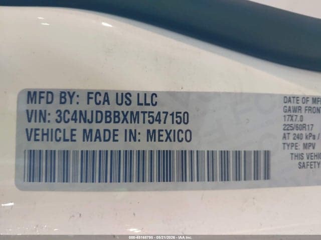 2021 JEEP COMPASS LATITUDE 4X4 9