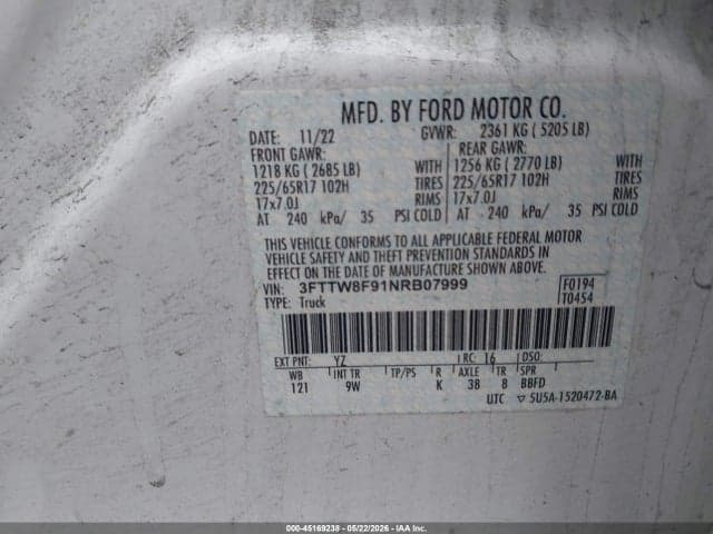 2022 FORD MAVERICK XL 9