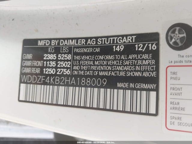 2017 MERCEDES-BENZ E 300 4MATIC 9