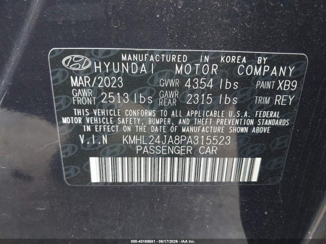 2023 HYUNDAI SONATA SE 9