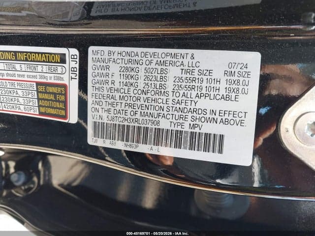 2024 ACURA RDX STANDARD 9