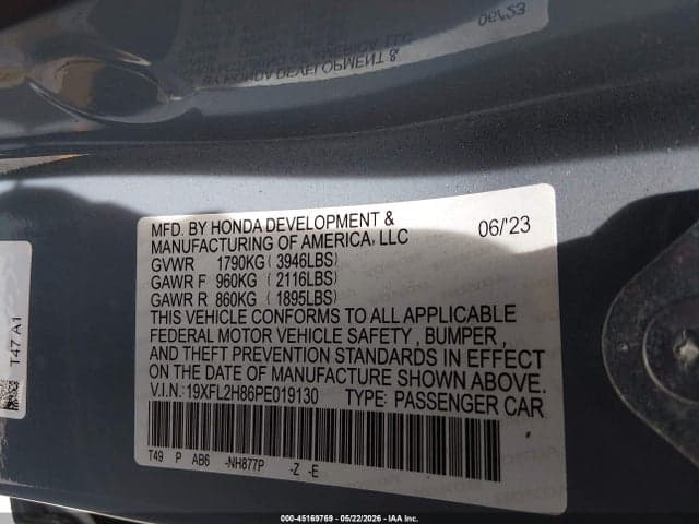 2023 HONDA CIVIC SPORT 9