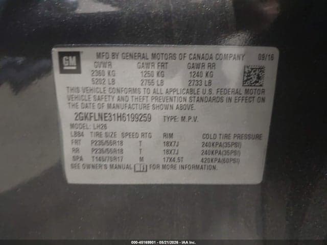 2017 GMC TERRAIN SLE-2 9