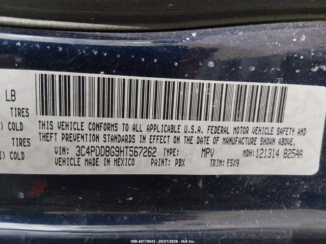 2017 DODGE JOURNEY SXT AWD 9