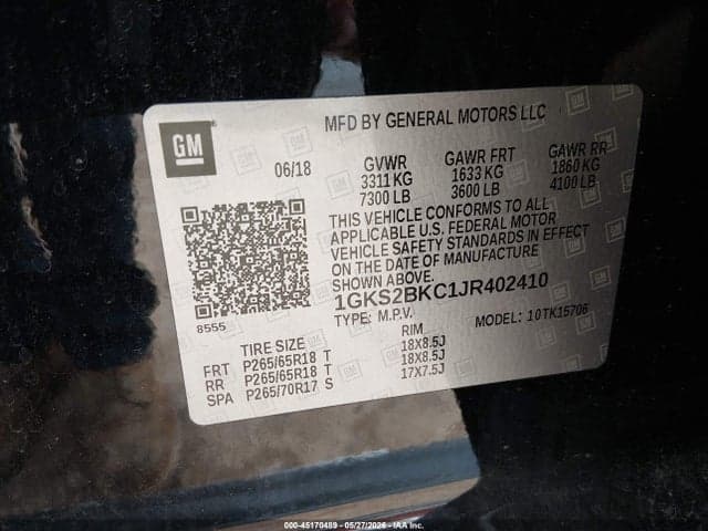 2018 GMC YUKON SLT 9