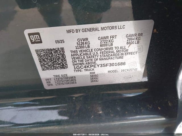 2025 CHEVROLET SILVERADO 2500HD 4WD STANDARD BED LTZ 9