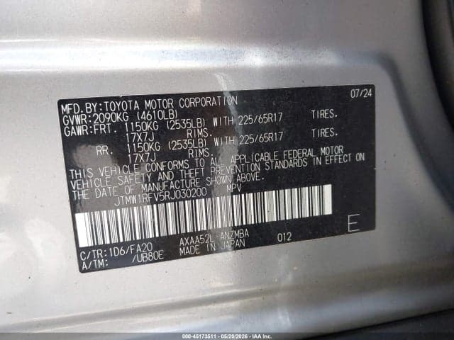 2024 TOYOTA RAV4 XLE 9