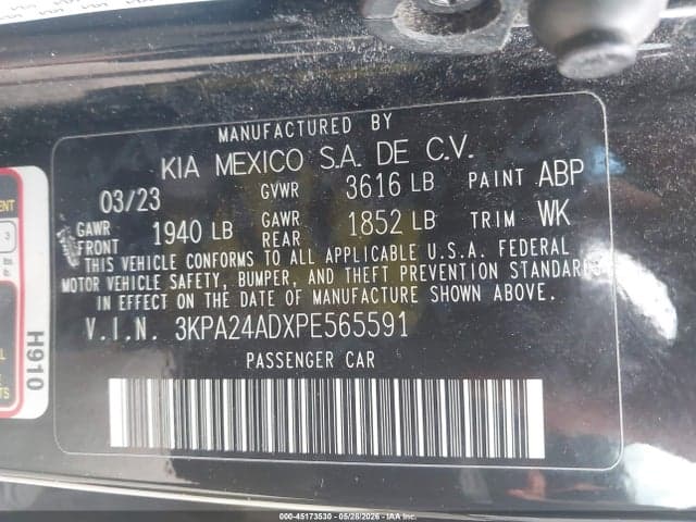 2023 KIA RIO S 9