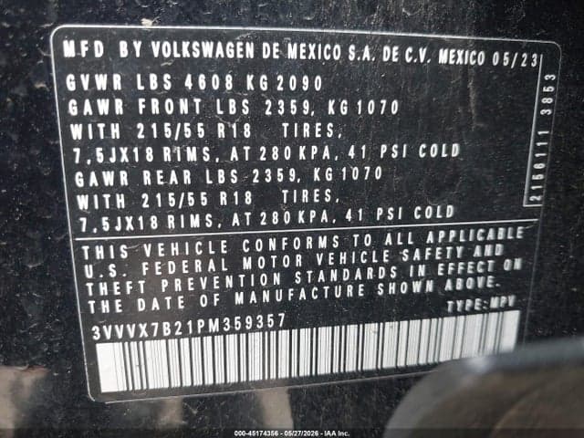 2023 VOLKSWAGEN TAOS 1.5T SE 9