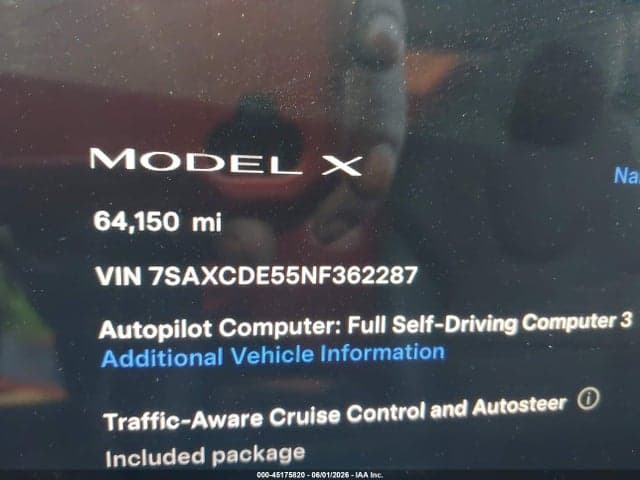 2022 TESLA MODEL X 16