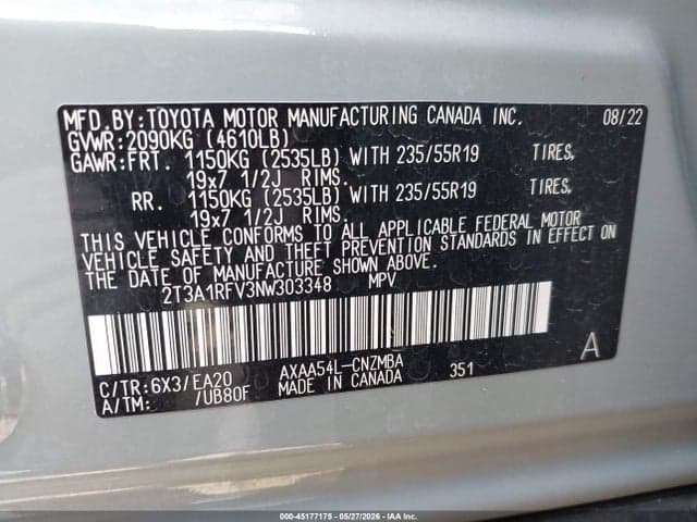 2022 TOYOTA RAV4 XLE PREMIUM 9