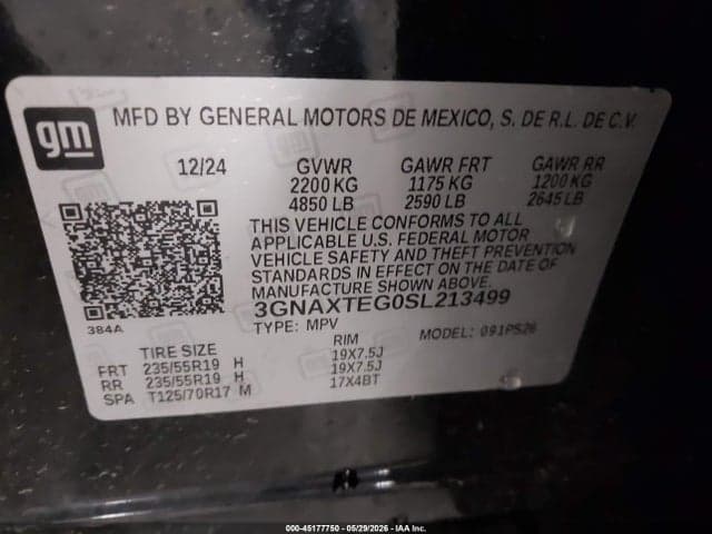 2025 CHEVROLET EQUINOX AWD RS 9