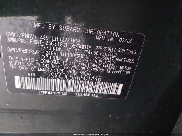 2024 SUBARU FORESTER PREMIUM 9