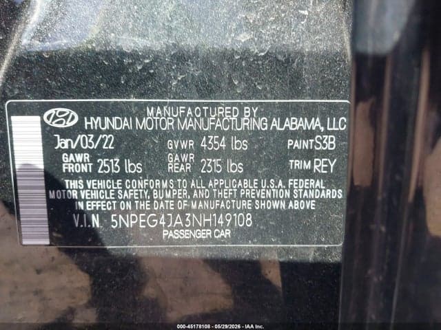 2022 HYUNDAI SONATA SE 9