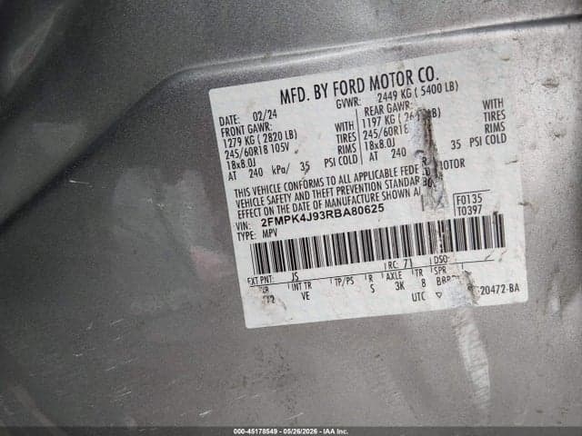 2024 FORD EDGE SEL 9