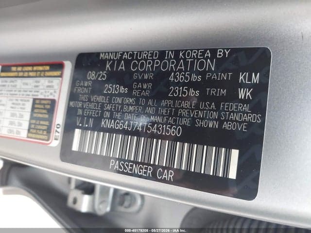 2026 KIA K5 GT-LINE FWD 9
