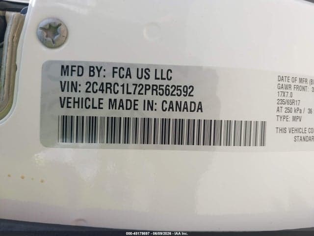 2023 CHRYSLER PACIFICA HYBRID TOURING L 9