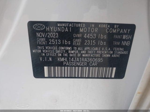 2024 HYUNDAI SONATA SEL 9