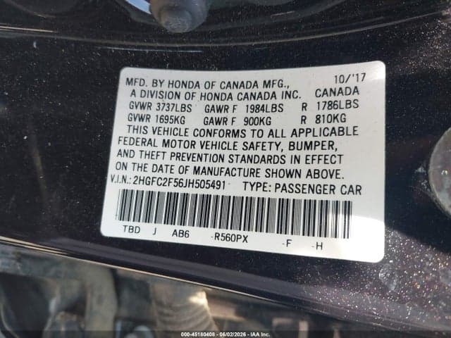 2018 HONDA CIVIC LX 9