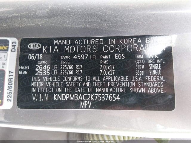 2019 KIA SPORTAGE LX 9